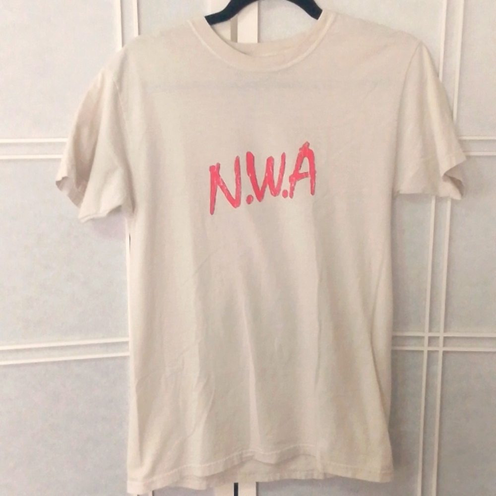 Ruthless Classics NWA Damn That Shit was dope acid wash black T-shirt